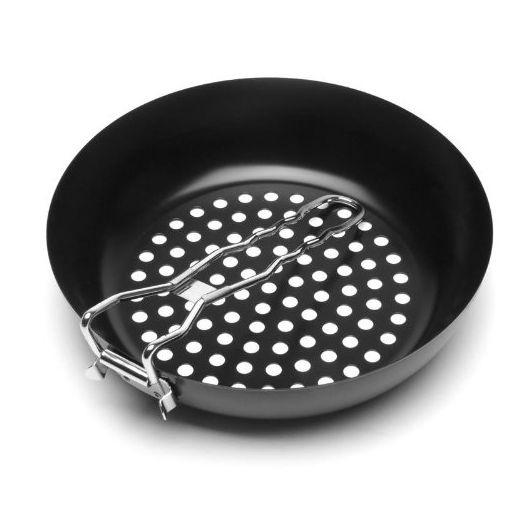 Grilling Wok with Folding Handle Cooks Nook