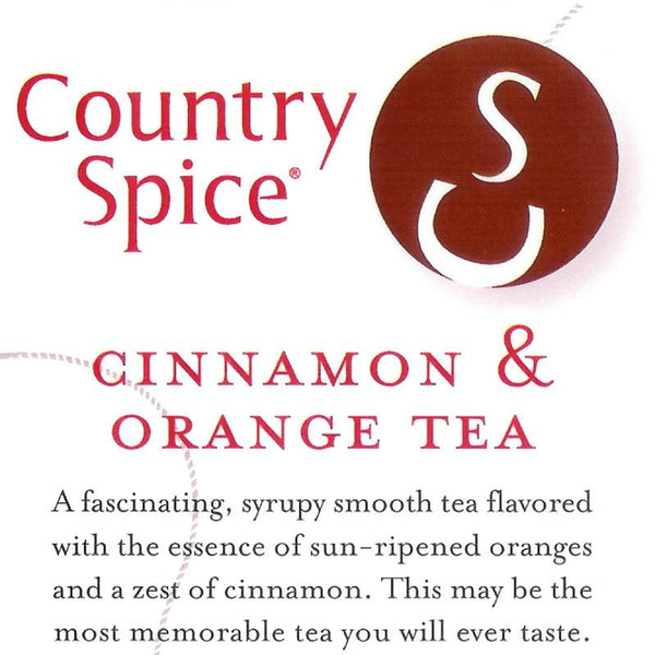 Country Spice Tea Cinnamon & Orange 2lb Cooks