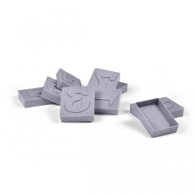 LETTERPRESSED Numbers Cookie Cutter and Stamper Set Bakeware fred