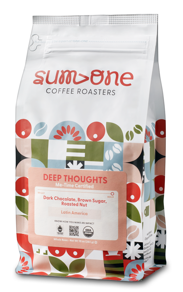 SUM>ONE DEEP THOUGHTS Fair Trade Organic Coffee - 5lb