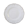 Antique White Salad Plate melamine plates la cadeaux 