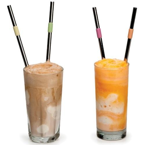 Stainless Steel Spoon Straw Spoon Straws RSVP Endurance