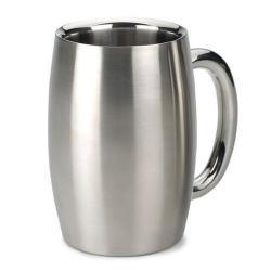 Beer Mug - Stainless Steel Double Wall Metal Beer Mug RSVP Endurance