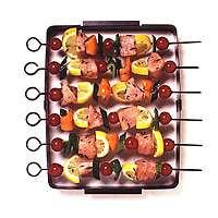 <p><b>Non-stick Kabob Rack and Skewers</b> SORRY! OUT OF STOCK vendor-unknown 