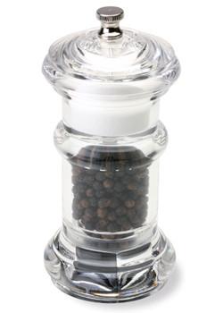 Acrylic Combo Pepper Mill and Salt Shaker with Adjustable