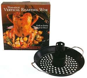 Vertical Roasting Wok Roasting Wok - Beer can Charcoal Companion