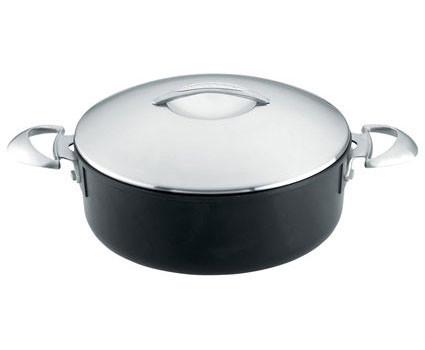 Scanpan Pro Low Sauce Pot with Lid 2.75 Quart Cookware ScanPan 