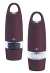 Peugeot Zest Electric Salt and Pepper Mill Set - Plum Salt Pepper Mills Peugeot
