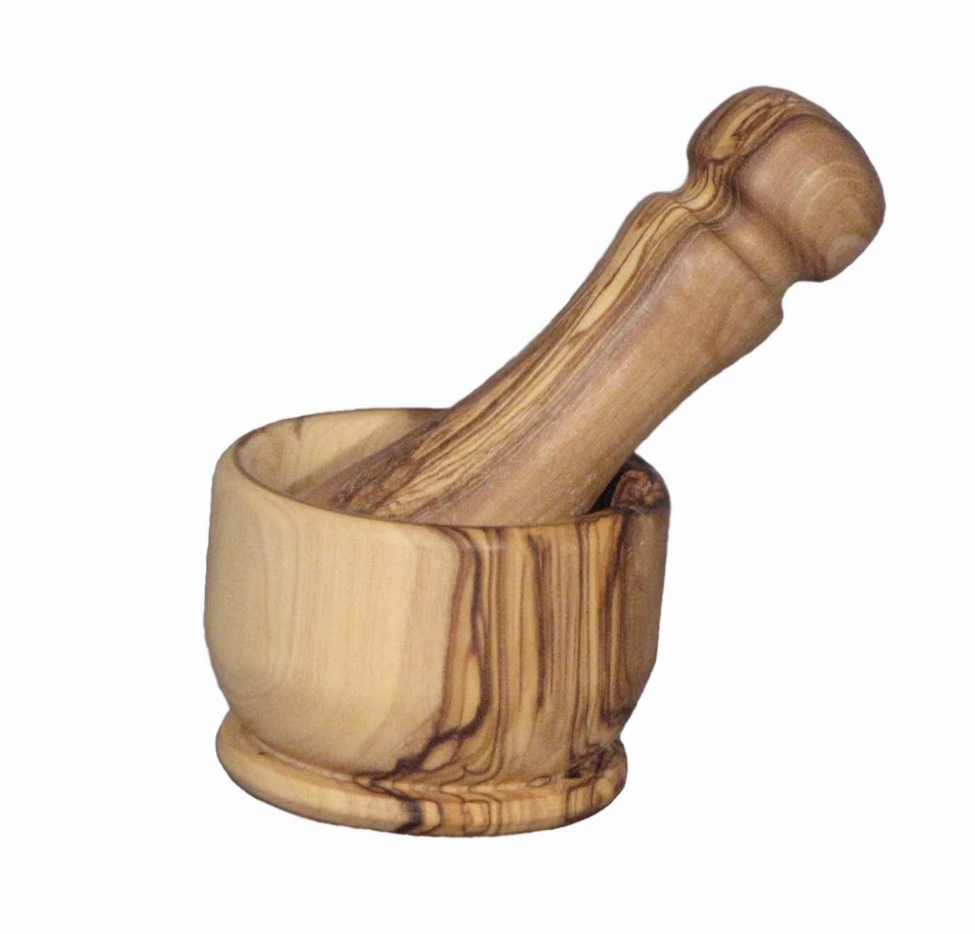 Mortar and Pestle - Olive Wood olive wood Bonnaoura's