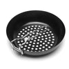 Grilling Wok with Folding Handle Grill Wok Charcoal Companion 