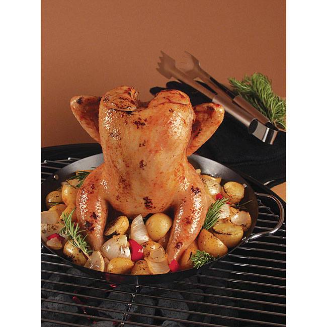 Vertical Roasting Wok Roasting Wok - Beer can Charcoal Companion