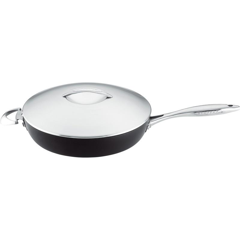 Scanpan Pro Saute Pan w/ Helper Handle w/Lid 3.5 qt. (12.5") Cookware ScanPan 