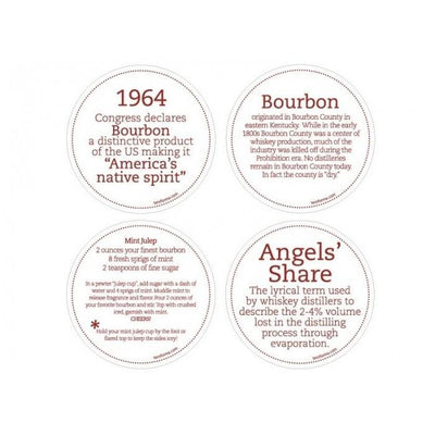 Bourbon Lover Coasters (Set of 12)