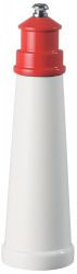 Lighthouse Salt Mill - White & Red - Fletchers' Mill Salt Mill Vic Firth
