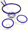 Salad Dishes - Acrylic Blue & Clear (Set of 4) Salad Dishes Olde Thompson
