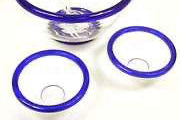 Salad Dishes - Acrylic Blue & Clear (Set of 4) Salad Dishes Olde Thompson 