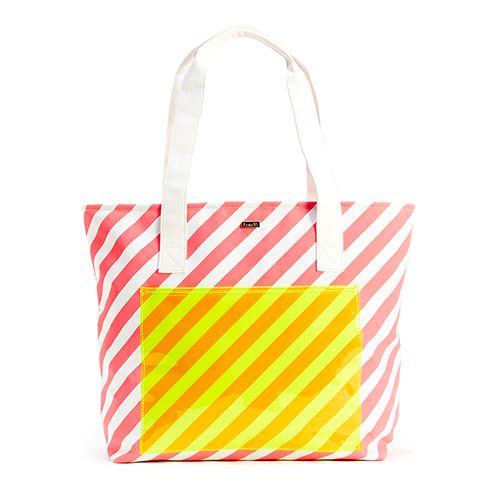 Candy Striped Cooler Bag