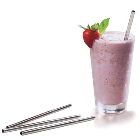 Large Stainless Steel Straws Drink Straws RSVP Endurance 