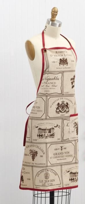 Wine Labels Apron
