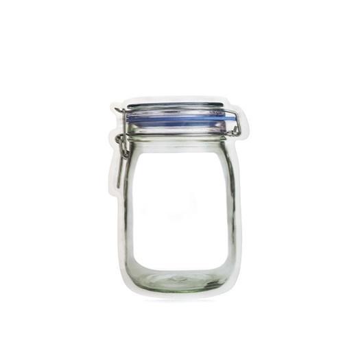 Reusable Mason Jar Storage Bag Set - Large and Medium