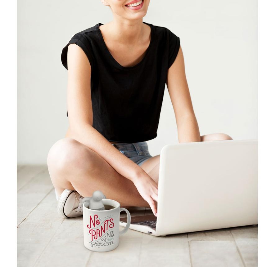 Mr Tea Infuser and Mug Gift Set mug fred