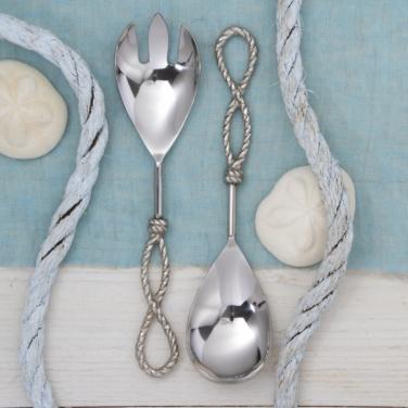 Serving Spoon and Fork Set Spoon Two's Company