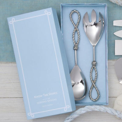 Serving Spoon and Fork Set Spoon Two's Company