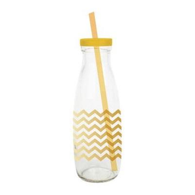 Milk Bottle with Straw bottle Cooks' Nook 
