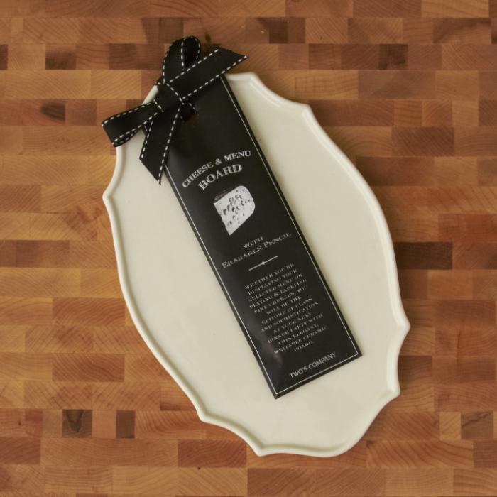 Cheese and Menu Board with Erasable Pencil Cooks' Nook